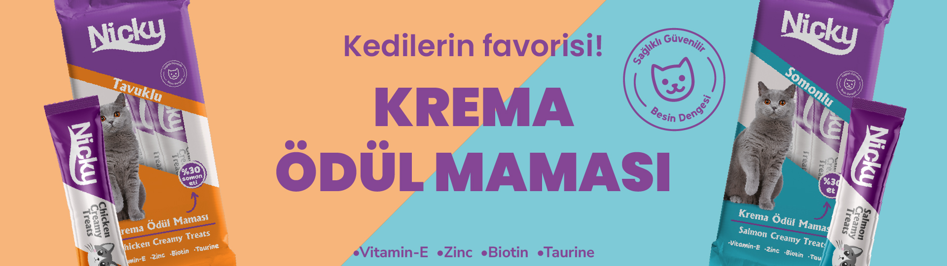 Nicky kedi & köpek kreması